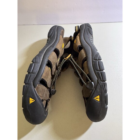 Keen Newport H2 Sandals Mens 10 Brown Leather Hiking Waterproof Fisherman main image 6